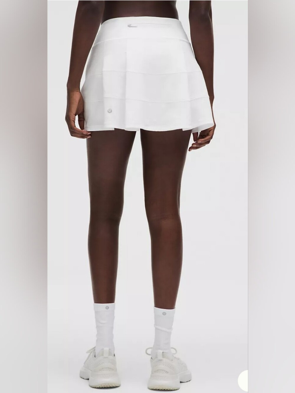 Lululemon Pace Rival Skirt Size 6 White Athleisure Running Skort Yoga Casual